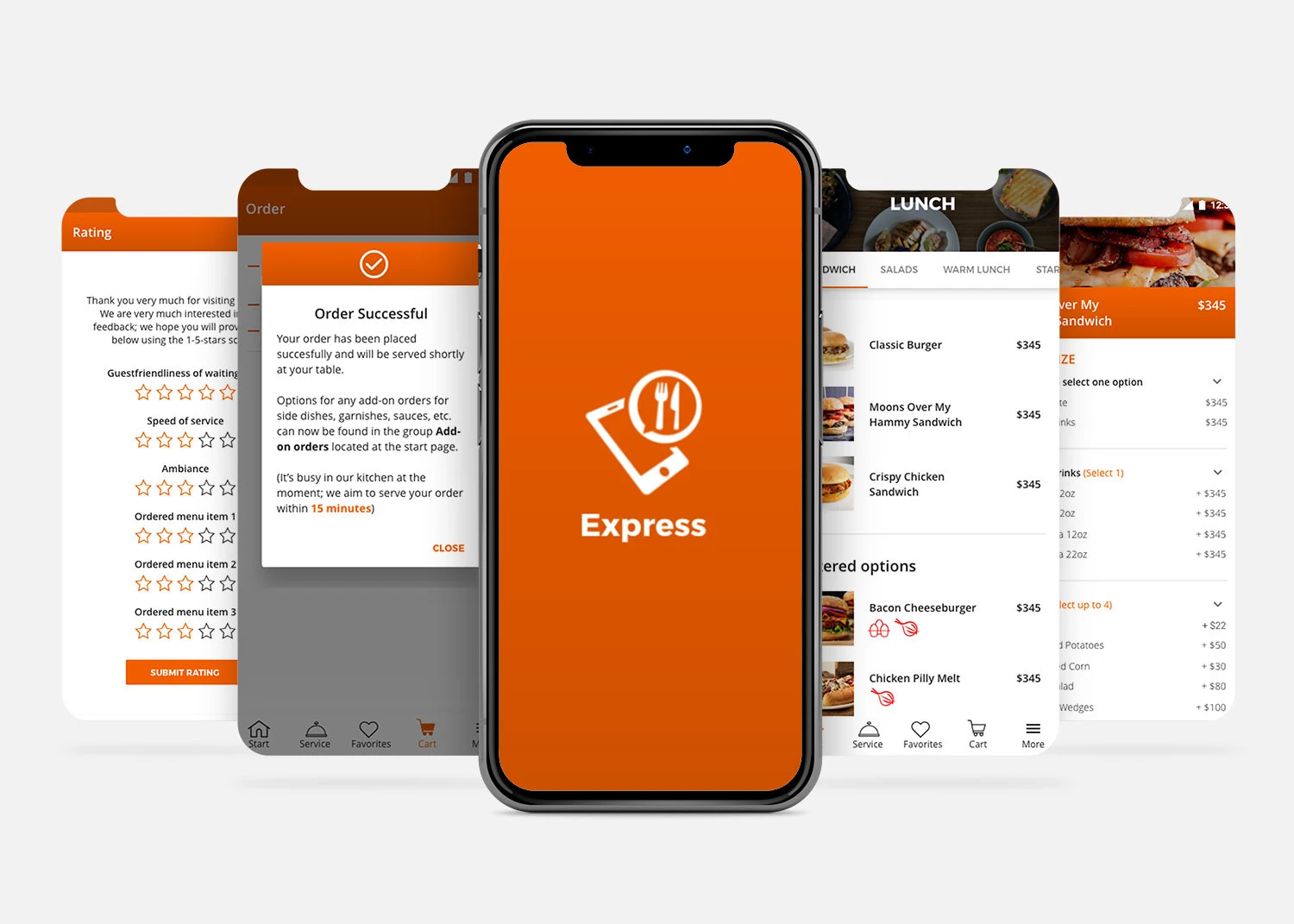 Mobile application design screen 3